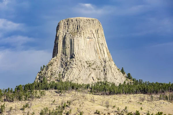 Devils tower národní památka ve Wyomingu — Stock fotografie