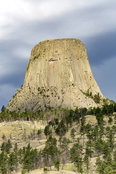 Devils tower národní památka ve Wyomingu — Stock fotografie