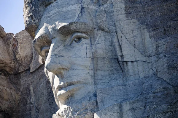 Авраам Лінкольн національного Меморіалу Rushmore Mt. — стокове фото