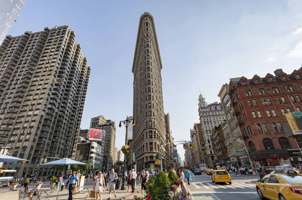 Ciudad de Nueva York - 21 de julio de 2016: Edificio histórico Flatiron — Foto de Stock