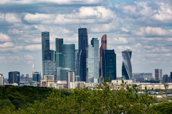 Russland, Moskva - 19.2017: Fargerik utsikt fra observasjonen – stockfoto