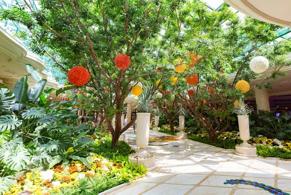 Лас-Вегас, Невада - 12 липня: Садів у фойє готелю Wynn Хо Стокове Зображення