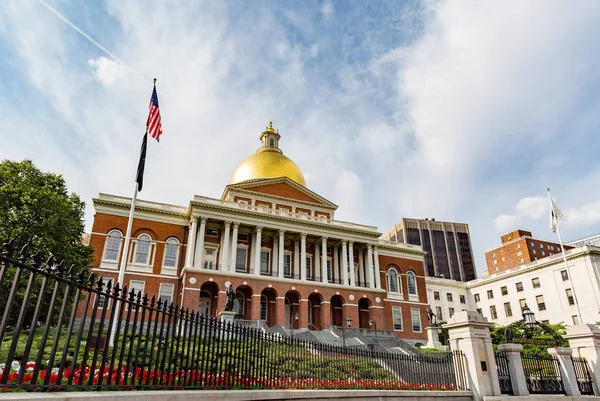 Massachusetts State House i Boston stockfoto