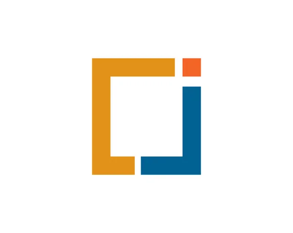 Logo lettre cj — Image vectorielle