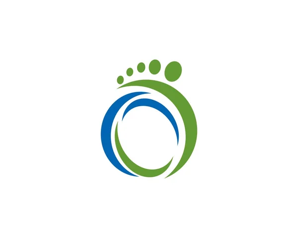 Foot logo — Stock Vector
