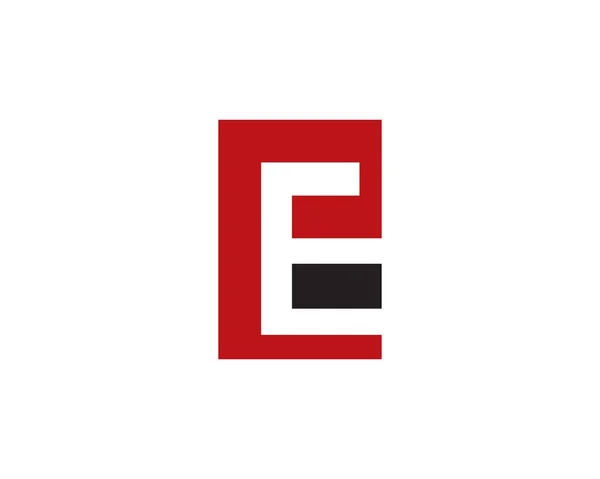 Pe lettre logo — Image vectorielle