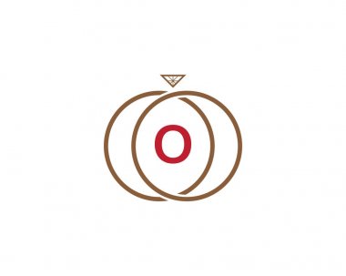 o mektup yüzük elmas logosu
