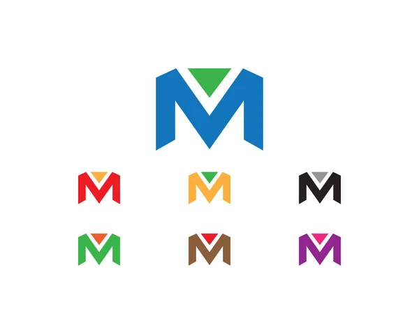 M Buchstabe Logo — Stockvektor