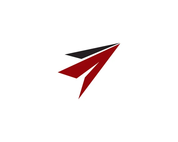Papierflieger-Logo — Stockvektor
