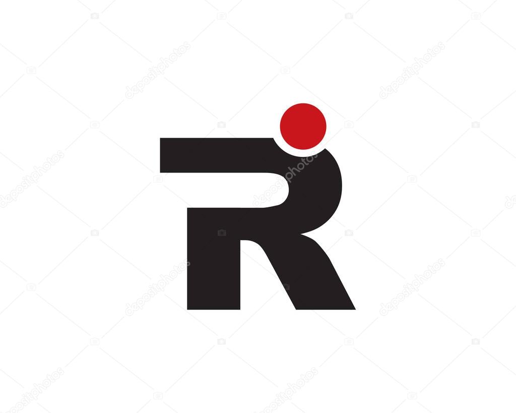 R letter people logo