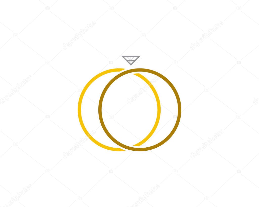 Logo suitable for a wedding event, couples and fashion