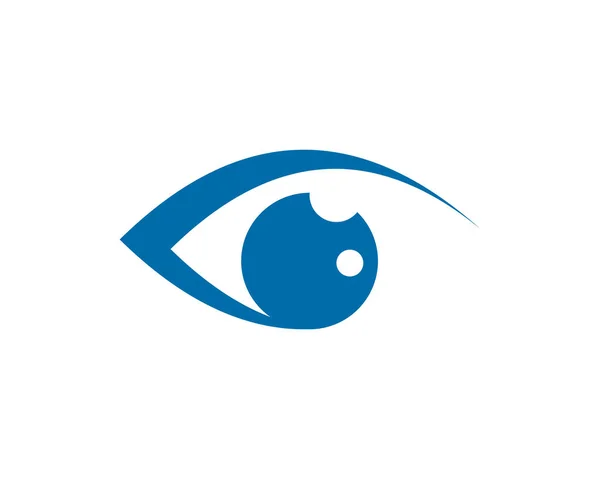 Eye care logo template — Stock Vector