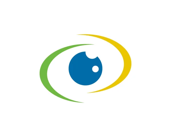 Templat Logo Kepedulian Mata - Stok Vektor