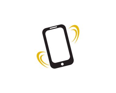 smartphone ringing clipart