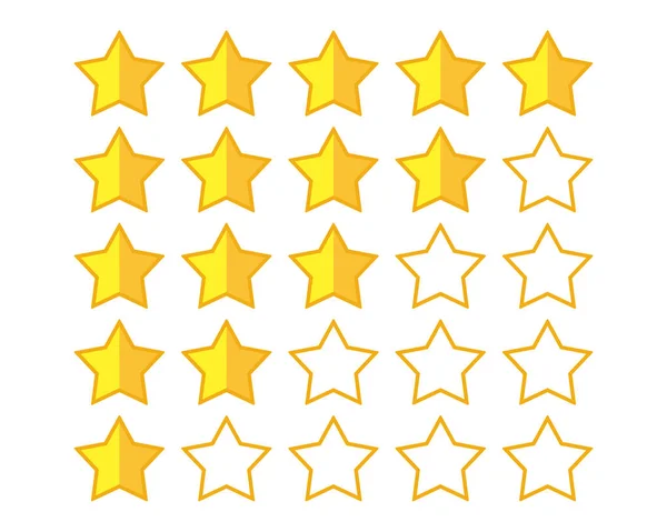 Звезды рейтинг — стоковый вектор