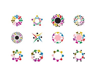 Takım iş logo koleksiyonu