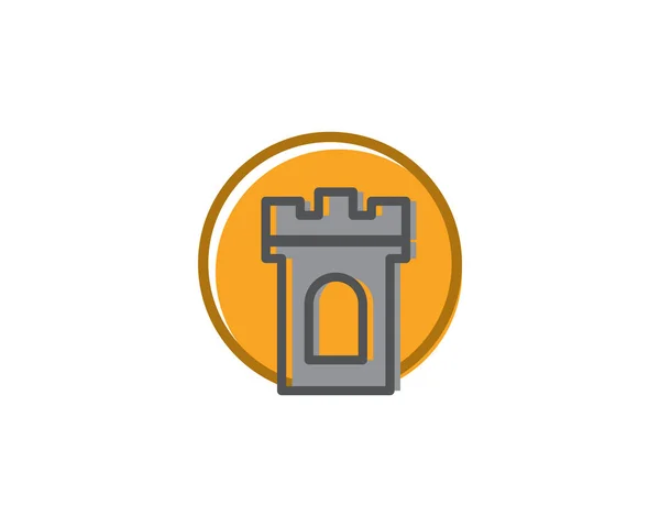 太陽城のロゴ — ストックベクタ