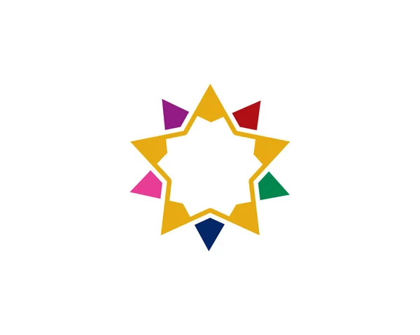 Logo stella — Vettoriale Stock