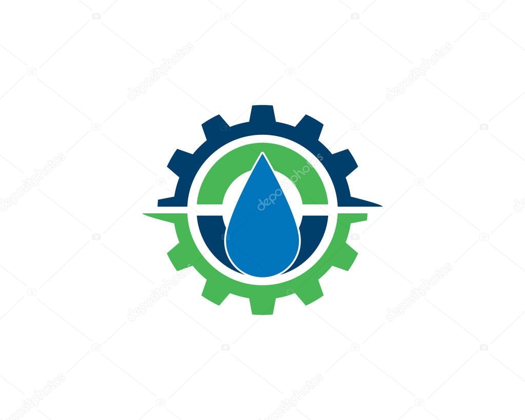 Is a symbol associated with mining with oil yields