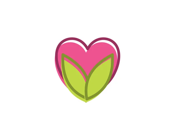 Logotipo amor eco —  Vetores de Stock