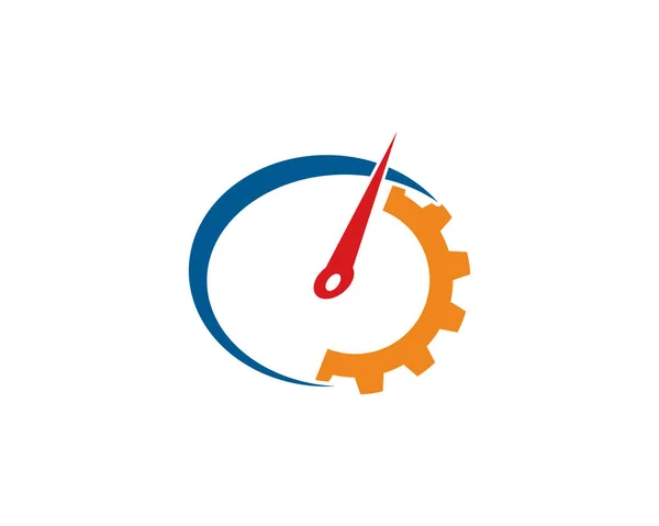 Logo biegu Auto — Wektor stockowy