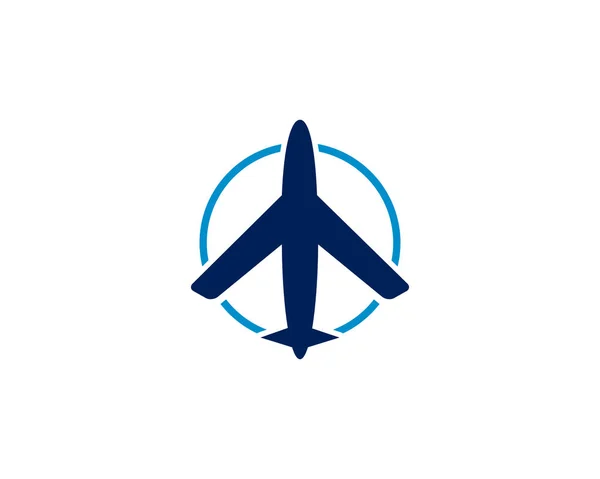 Hava uçak logosu — Stok Vektör