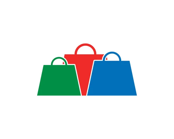 ショッピング バッグ ロゴ — ストックベクタ