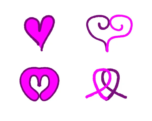 Amor logotipo coleção —  Vetores de Stock