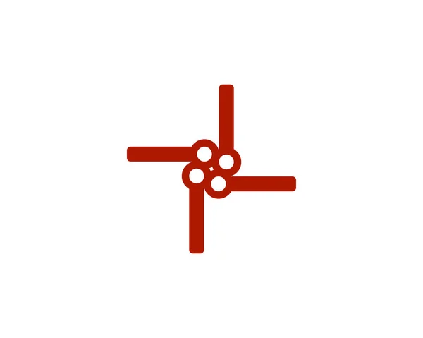 Logo abstrait tourbillon — Image vectorielle