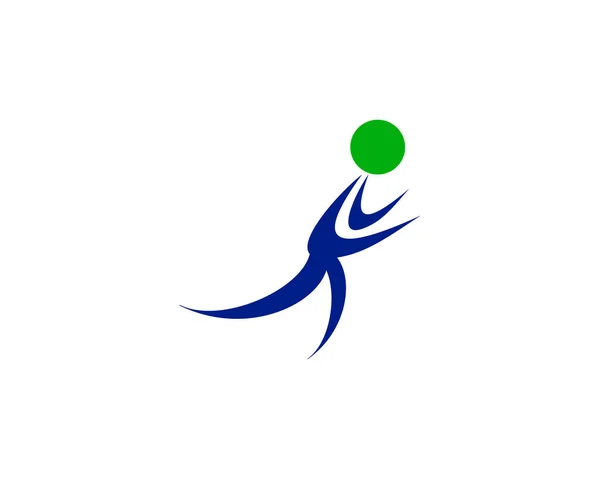 Runner logo — Wektor stockowy