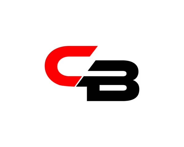 Logotipo de la letra cb — Vector de stock