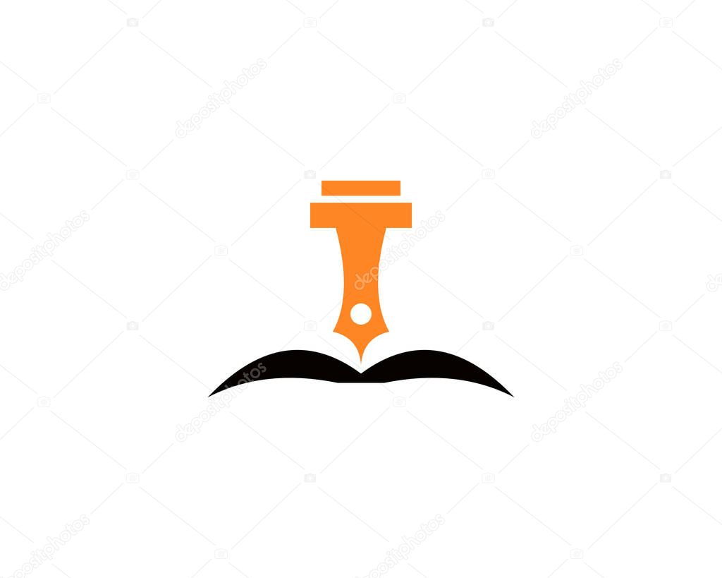 Is a symbol associated with a person's profession as a writer