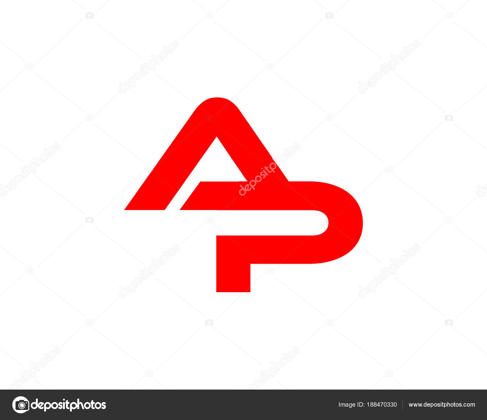Ap logo letra Vector de stock #188470330 de ©meisuseno@gmail.com, image size:1600x1380