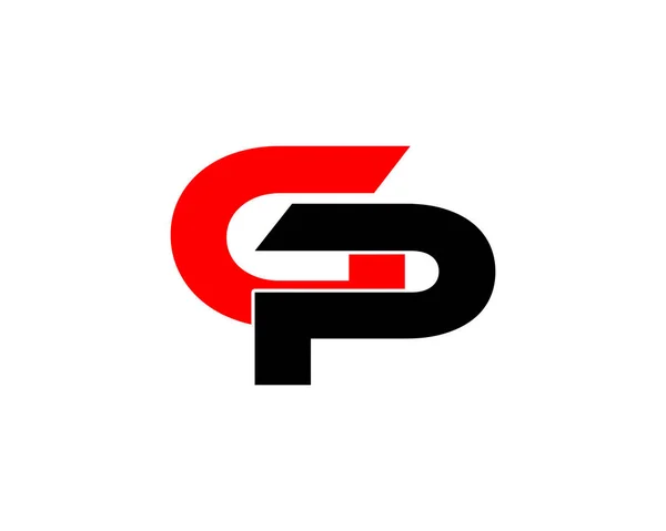 GP mektup logo — Stok Vektör