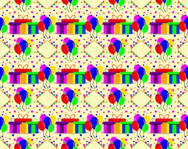 Doğum günü desen arka plan