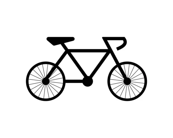 Modelo do logotipo do vetor do ícone da bicicleta Design de ilustração — Vetor de Stock