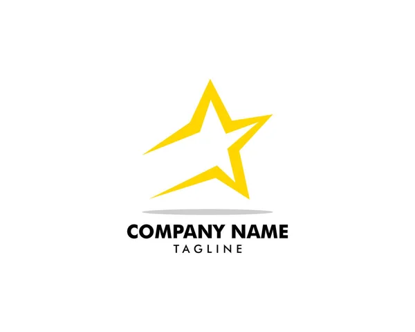 Modèle de logo étoile illustration vectorielle icône conception — Image vectorielle