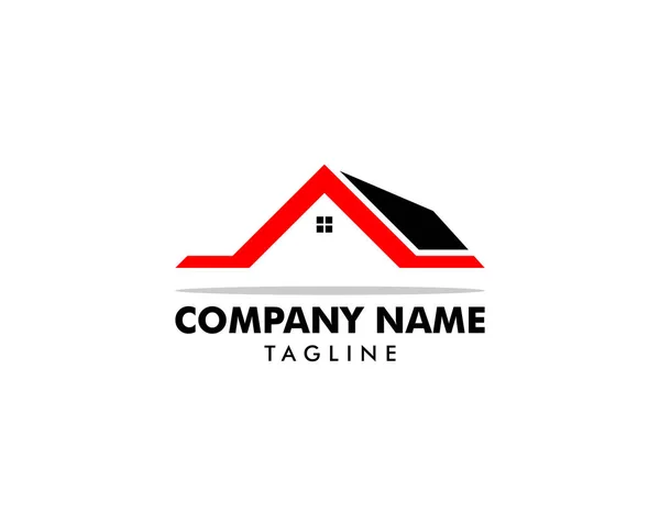 Immobilier, immobilier et construction Logo design — Image vectorielle