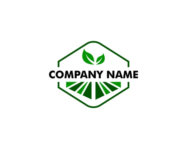 Yeşil Doğa Çiftliği Logo Tasarım Şablonu