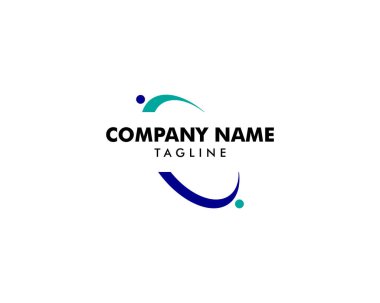 Topluluk logosu, takım çalışması logosu, sosyal logo, ortaklık logosu, iletişim logosu