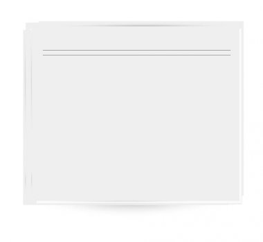 gazete ve haber simgesi. Siyah