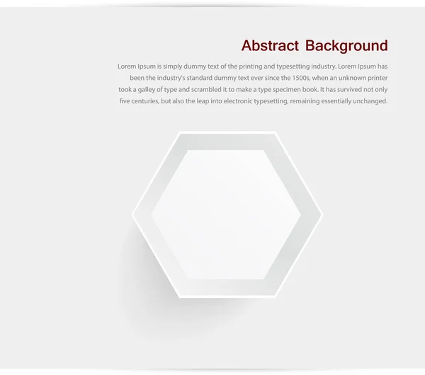 抽象的な背景。灰色の六角形 — ストック写真