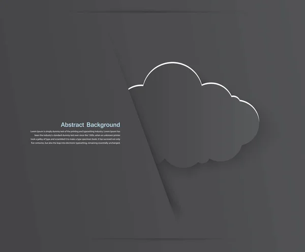 Abstracte achtergrond wolk. — Stockfoto