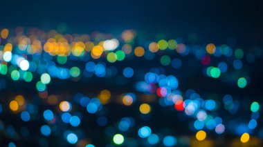 Bokeh bulanıklık arka plan gece