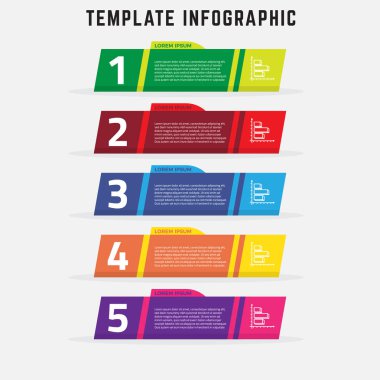 Diyagramı, grafik, grafik, web tasarım, iş akışı düzeni için kullanılabilir Modern Infographic şablonu