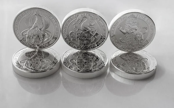 Silver investment coins from British Mint