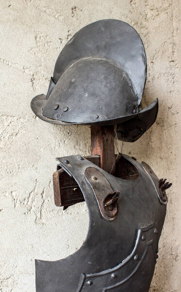 Historic armor and helmet