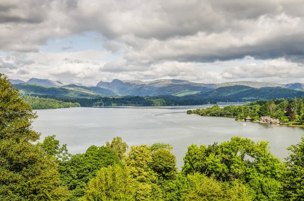 Lago Windermere do Sul — Fotografia de Stock