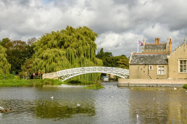 De Chinese brug, Godmanchester. — Stockfoto