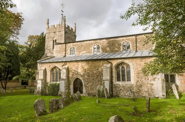 St Peters kostel, Upwood, Cambridgeshire — Stock fotografie